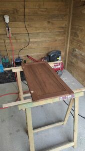 Dressing sur mesure habillage frene toute hauteur à Mauve Sur Huisne 61 par l'Atelier Bois Robain