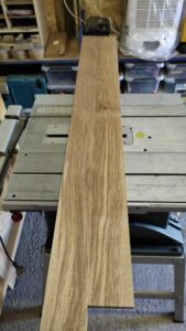 fabrication et installation d'un habillage d'appui de fenêtre en chêne sur mesure à Mauve Sur Huisne 61 par l'Atelier Bois Robain